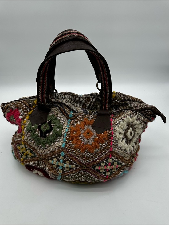 Anthropologie Handbags - Anthropologie Miss Albright Y2K vagabond style Embroidered Bohemian Bag